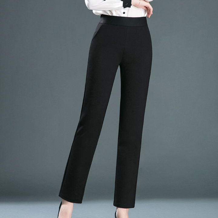 Straight Women's Pants with Timeless Design - Celeste