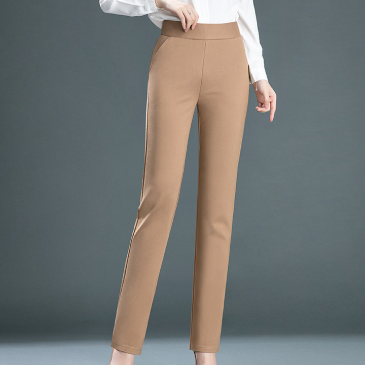 Straight Women's Pants with Timeless Design - Celeste