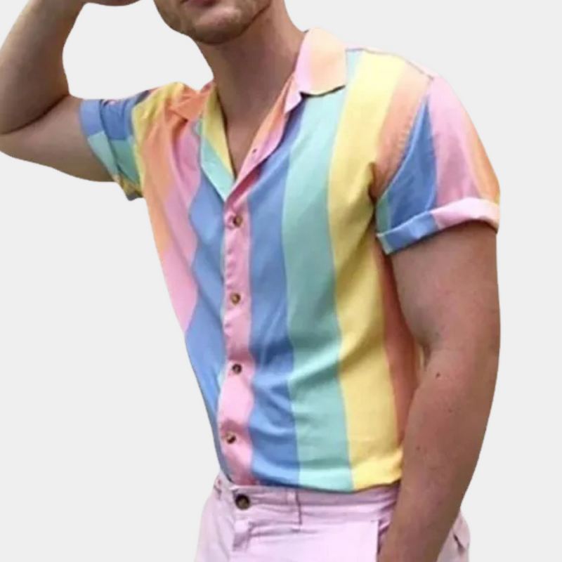 Colorful Striped Shirt for Men - Lorenzo