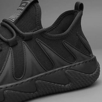Trendy Lightweight and Breathable Men's Sneakers - Nero