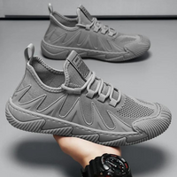 Trendy Lightweight and Breathable Men's Sneakers - Nero