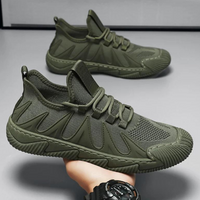 Trendy Lightweight and Breathable Men's Sneakers - Nero