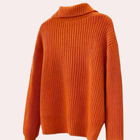 Trendy Orange Women's Cardigan - Romy