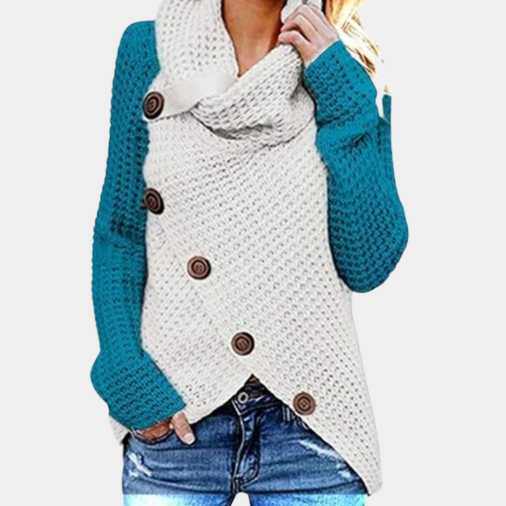 Trendy Damestrui met Uniek Asymmetrisch Knoopdetail - Faye