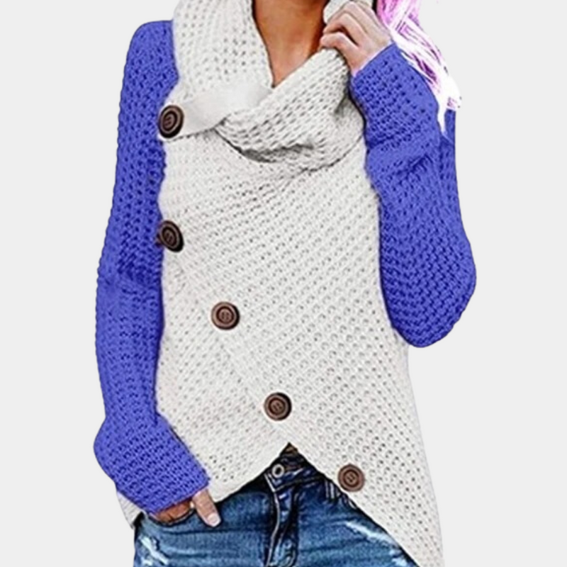 Trendy Damestrui met Uniek Asymmetrisch Knoopdetail - Faye