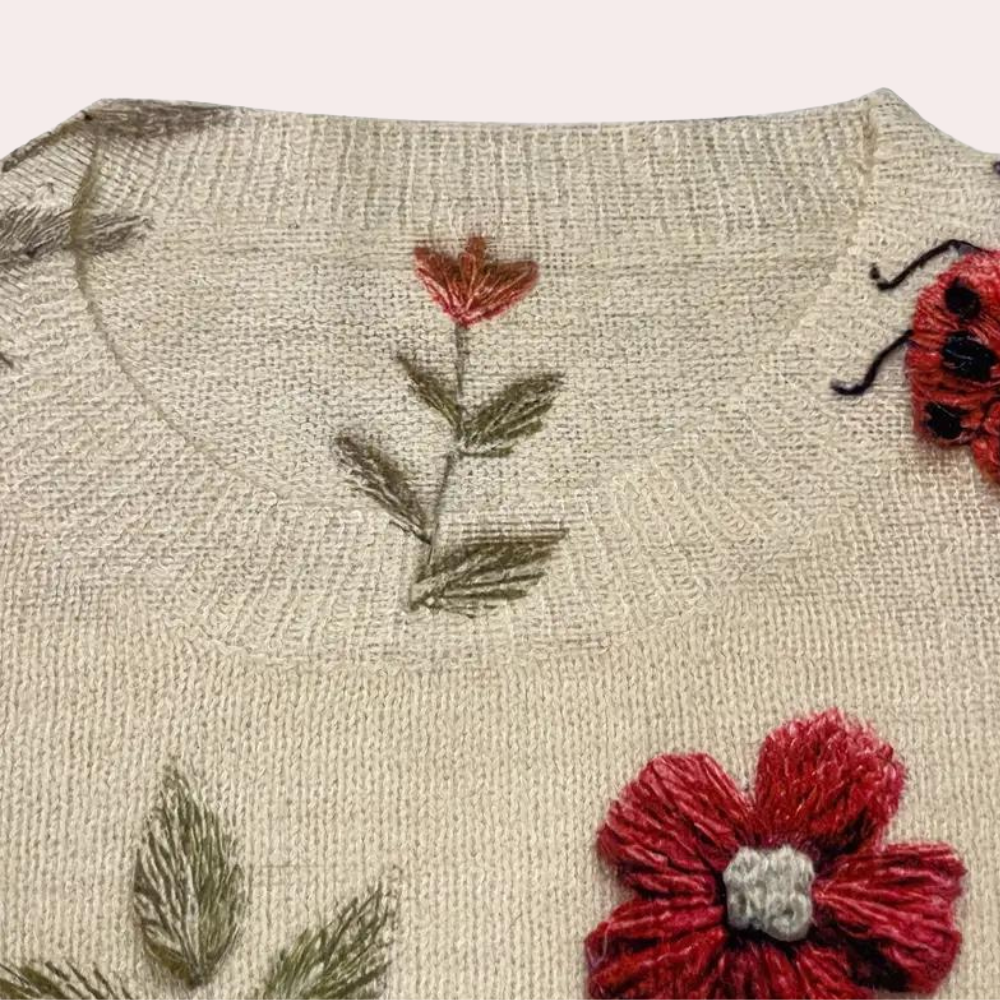 Vrolijke Damestrui met Bloemenprint - Fleur