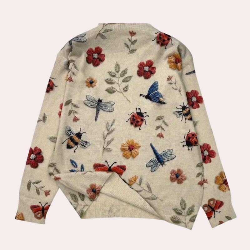 Vrolijke Damestrui met Bloemenprint - Fleur