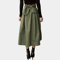 High-Waist Rok met Strikdetail - Elina
