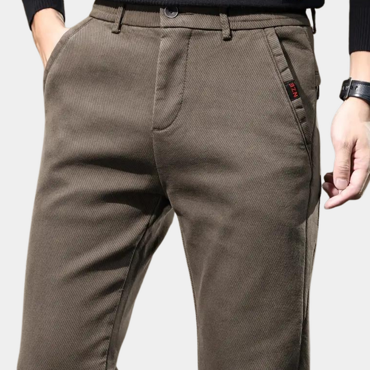 Slim Fit Semi-Formal Pants for Men - Luca