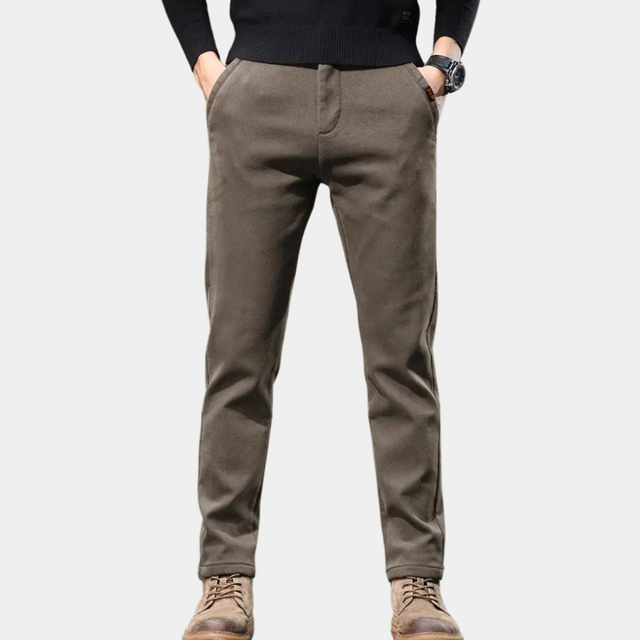 Slim Fit Semi-Formal Pants for Men - Luca
