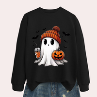 Damska bluza na Halloween z nadrukiem ducha – Liora