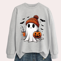 Damska bluza na Halloween z nadrukiem ducha – Liora