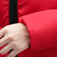 Warm Women's Puffer Jacket with Hood - Livia