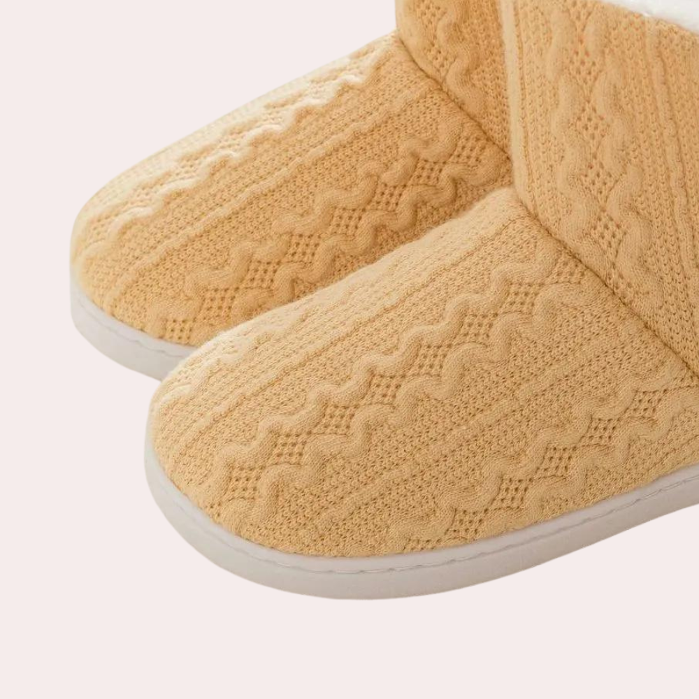 Warm and Soft Knitted Slippers for Women - Elodie