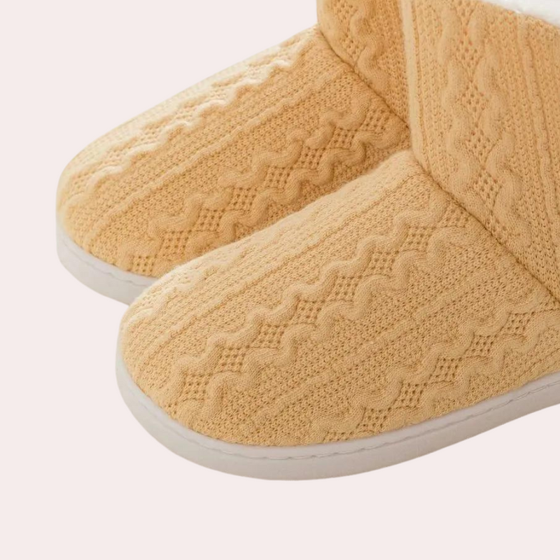 Warm and Soft Knitted Slippers for Women - Elodie