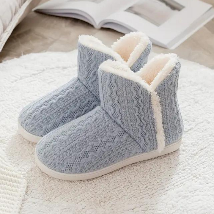 Warm and Soft Knitted Slippers for Women - Elodie