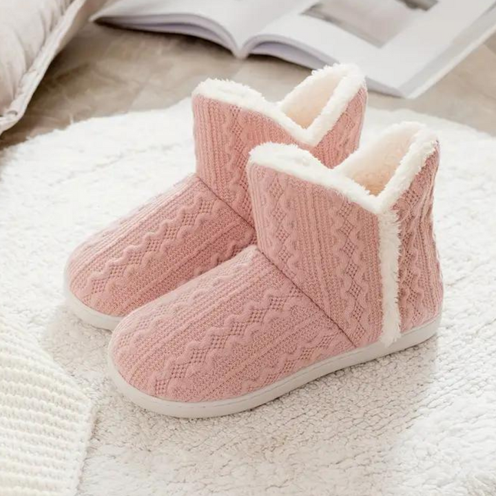 Warm and Soft Knitted Slippers for Women - Elodie