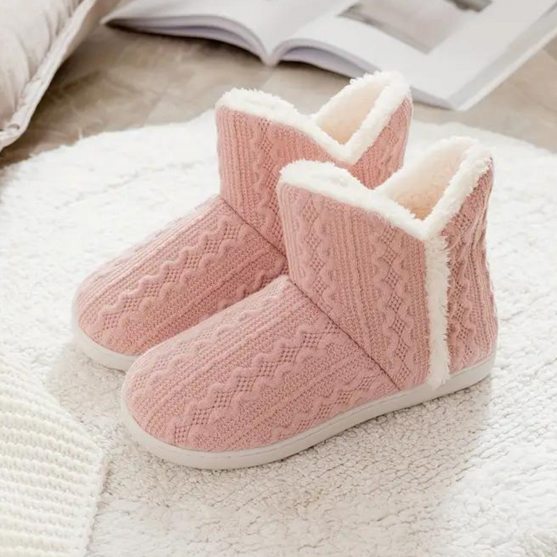 Warm and Soft Knitted Slippers for Women - Elodie