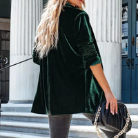 Velvet Women's Jacket with Luxurious Look - Celestine