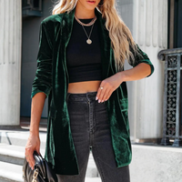 Velvet Women's Jacket with Luxurious Look - Celestine