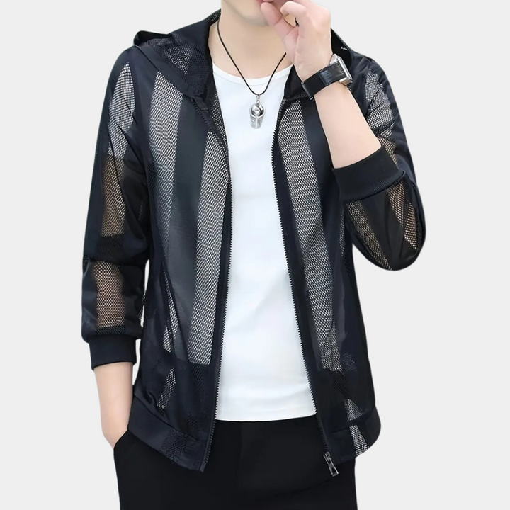 Lightweight Summer Jacket with Hood for Men - Vince