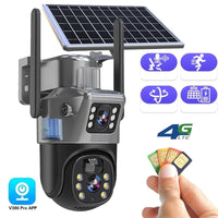 Wireless 4K Security Camera with Solar Panel – DualGuard 4K
