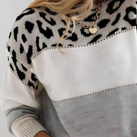 Lilly - Warm Leopard Print Sweater for Women