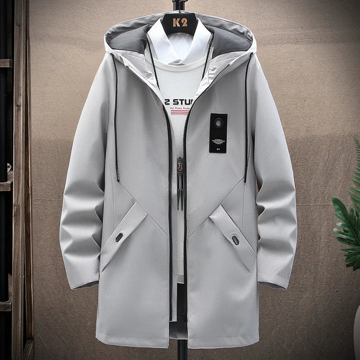 Men's Jacket with Hood and Long Fit – Damian