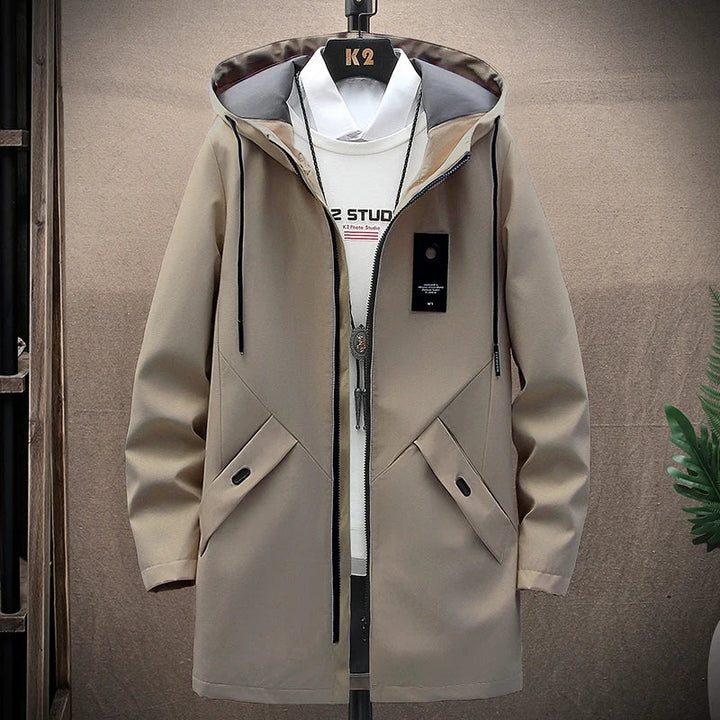 Men's Jacket with Hood and Long Fit – Damian