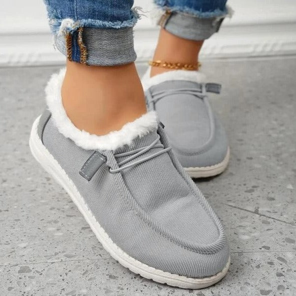 Dames Slip-On Winterlaarzen met Pluche Voering - Maren