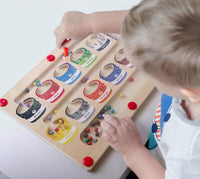 Colorful Magnetic Counting Puzzle - MagniTally