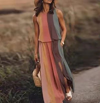 Summer Maxi Dress with Unique Cut – Amara