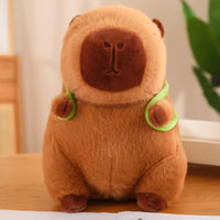 Huggable Capybara with Turtle Backpack - TurtleBuddy