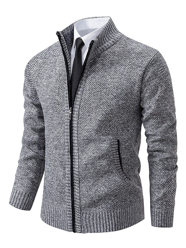 Men's Zip-Up Cardigan | Warm & Comfortable Regular Fit 3