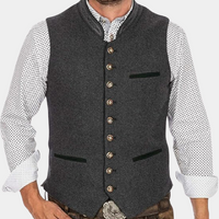 Klassiek Grijs Heren Gilet - Boris