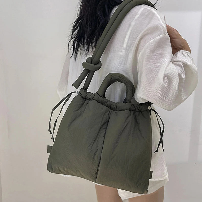 Unieke Puffer Handtas met Trendy Volume - Riva