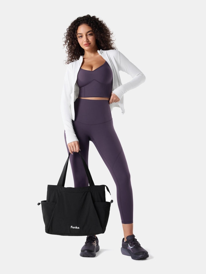 Casual Black Tote Bag - OmniTote