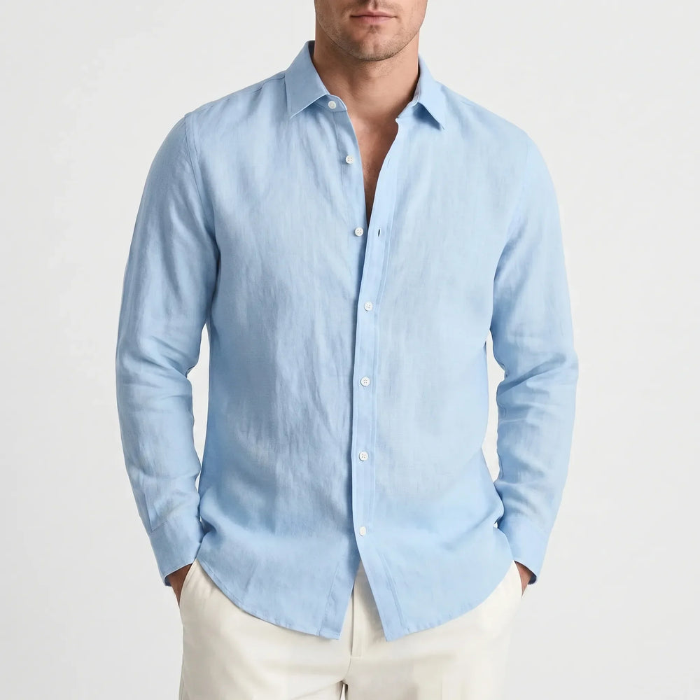 Casual Button-Up Shirt -  Bobby