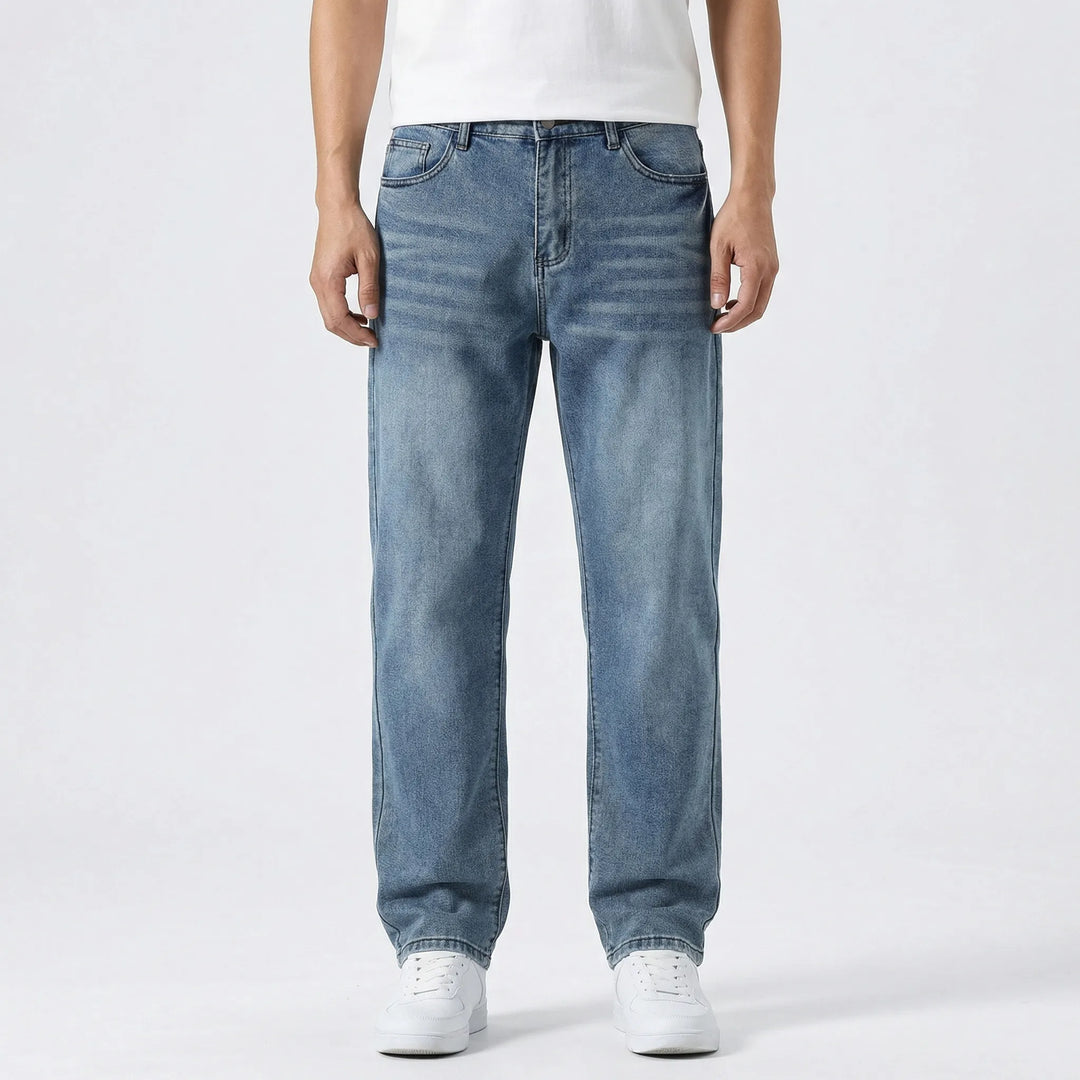 Casual Herenjeans Met Natuurlijke Taille - Wendell