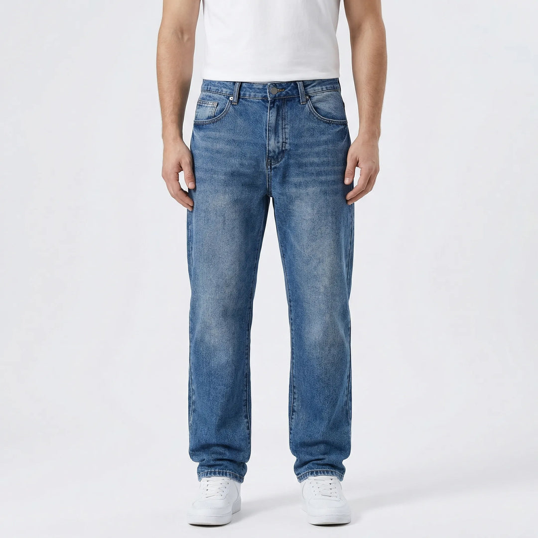 Casual Herenjeans Met Natuurlijke Taille - Wendell