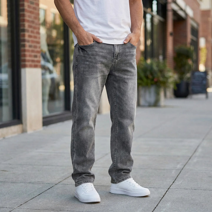 Casual Herenjeans Met Natuurlijke Taille - Wendell