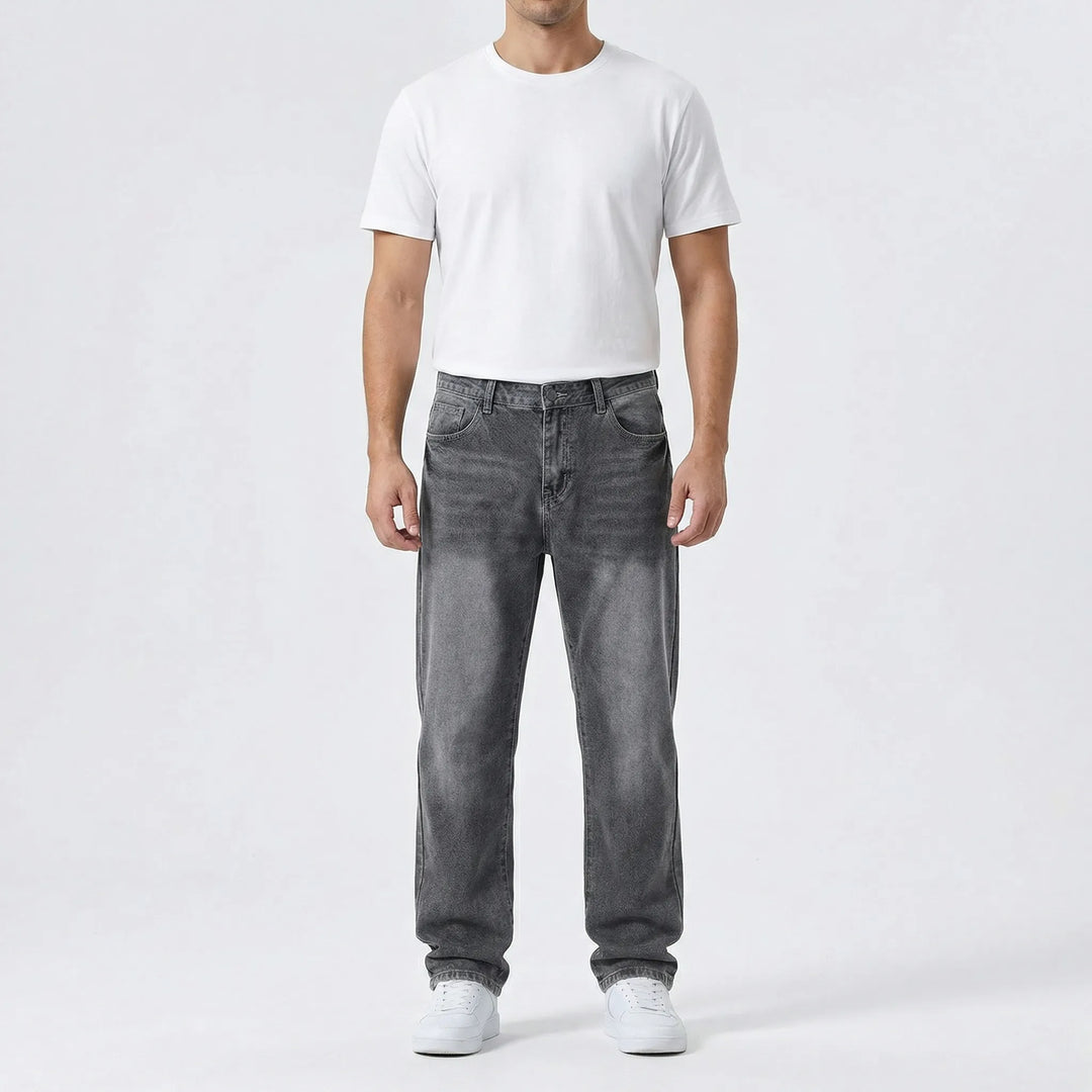 Casual Herenjeans Met Natuurlijke Taille - Wendell