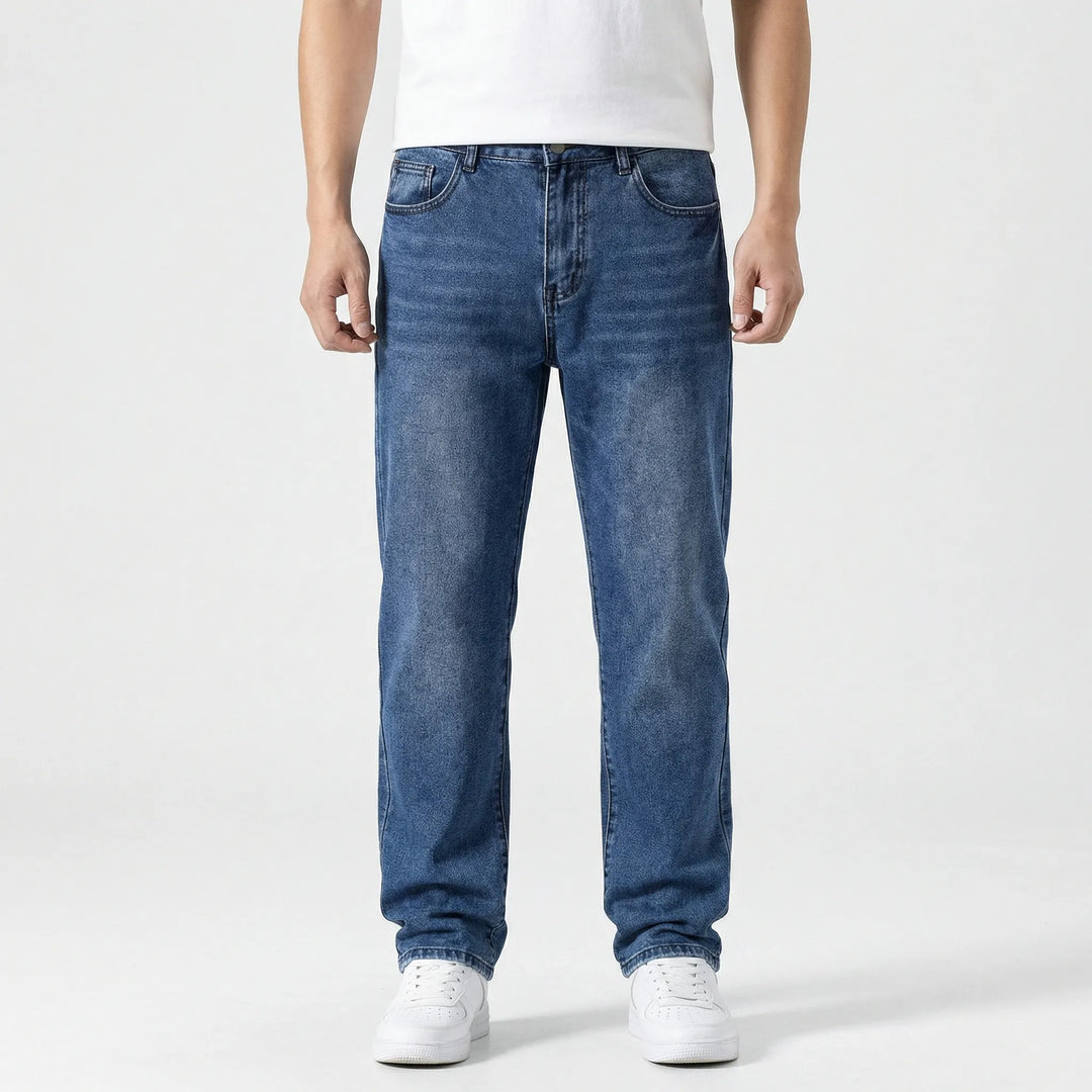 Casual Herenjeans Met Natuurlijke Taille - Wendell