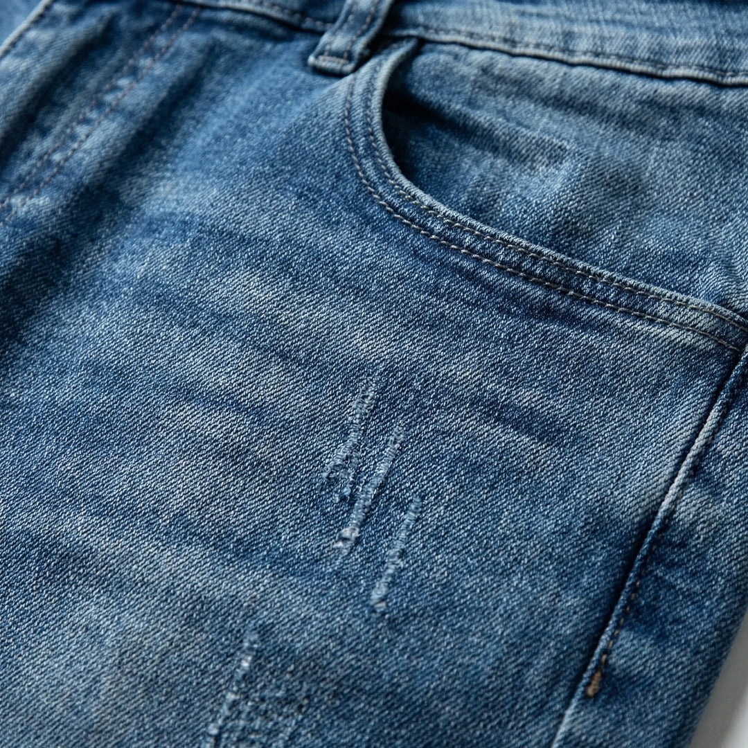 Casual Herenjeans Met Versleten Look - Orville