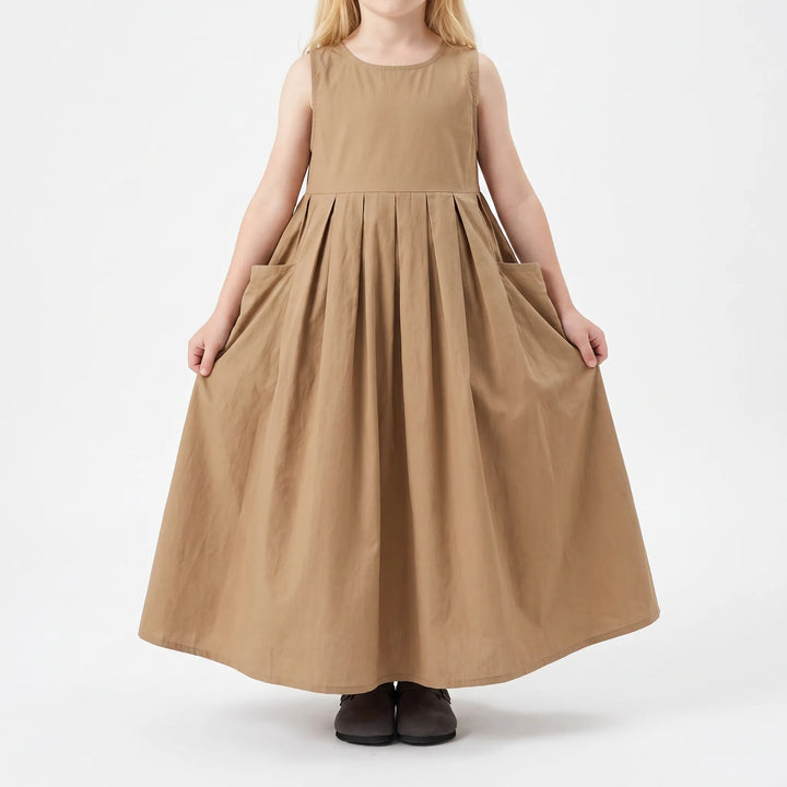 Casual Mouwloze Meisjesjurk - Sunnira