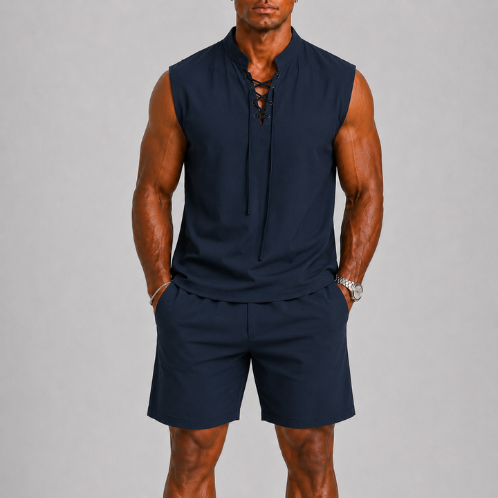 Casual Sleeveless Mens Summer Set - Neil
