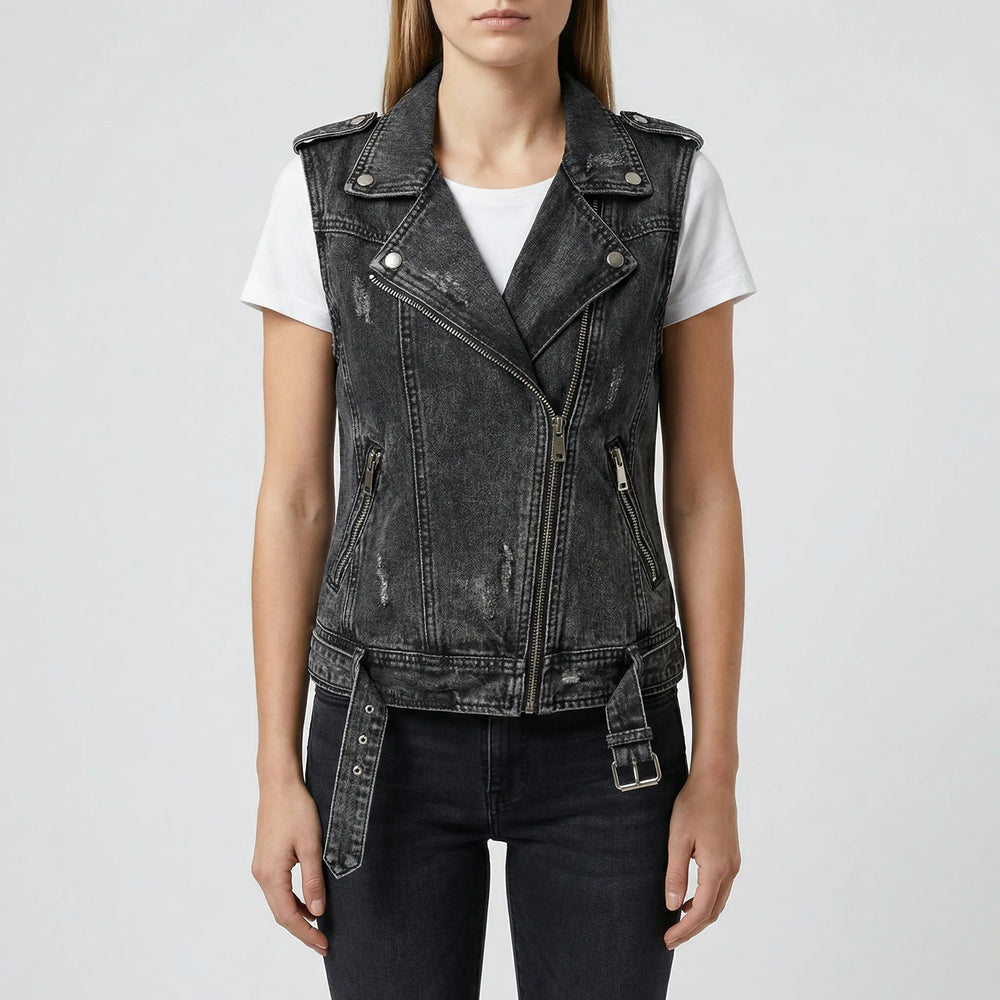 Casual Spijkergilet Met Zakken - Yvette