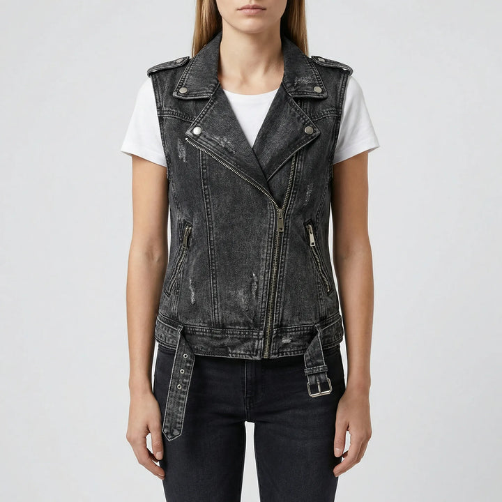 Casual Spijkergilet Met Zakken - Yvette