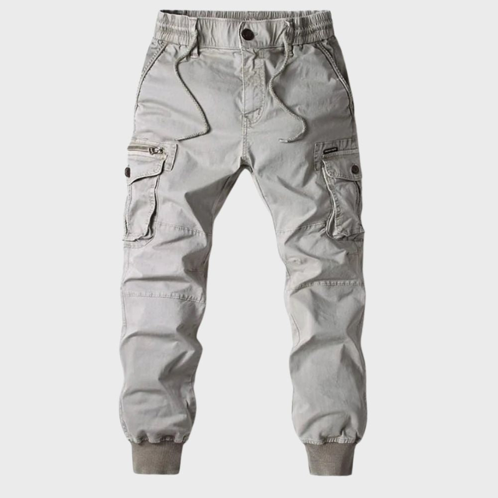 Casual Sports Trousers With Side Cargo Pockets - Lance