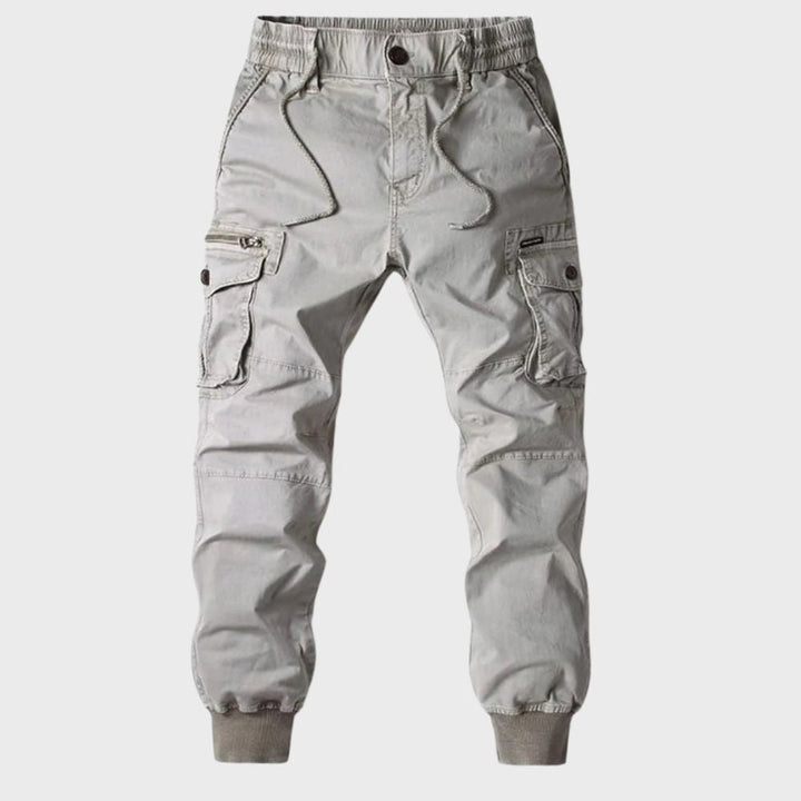 Casual Sports Trousers With Side Cargo Pockets - Lance